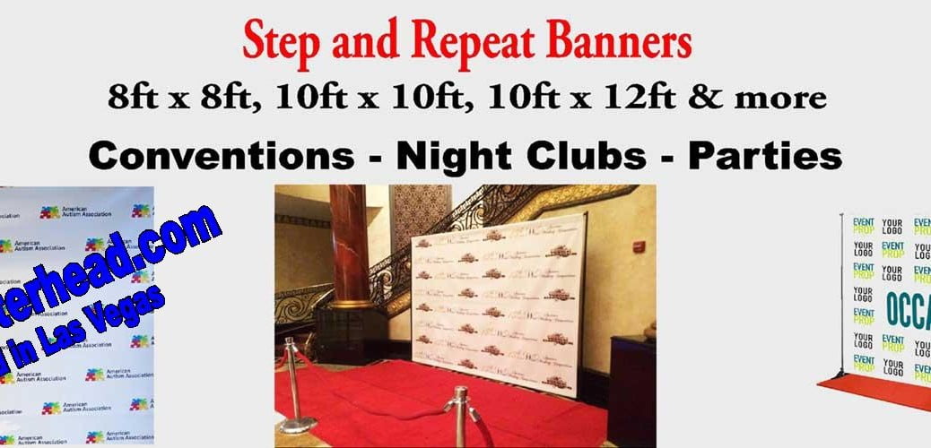 Las Vegas step repeat banner printing