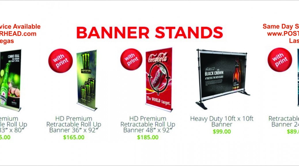 Custom printed pop up displays