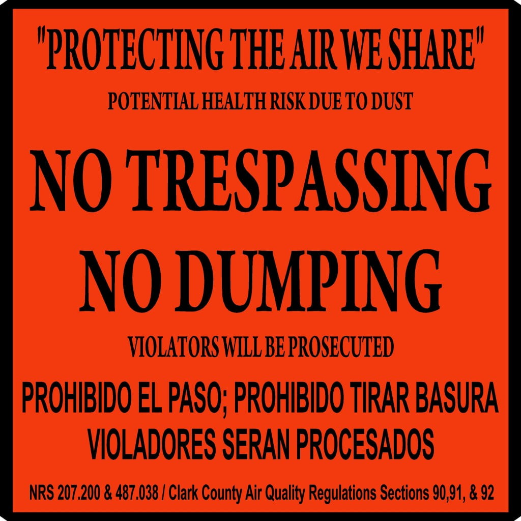 Contractor Construction 4ft x 4ft No Trespassing Signs