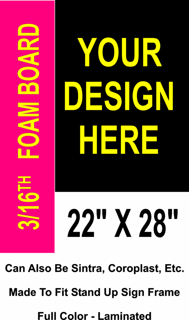Poster Board Sign Prices in Las Vegas