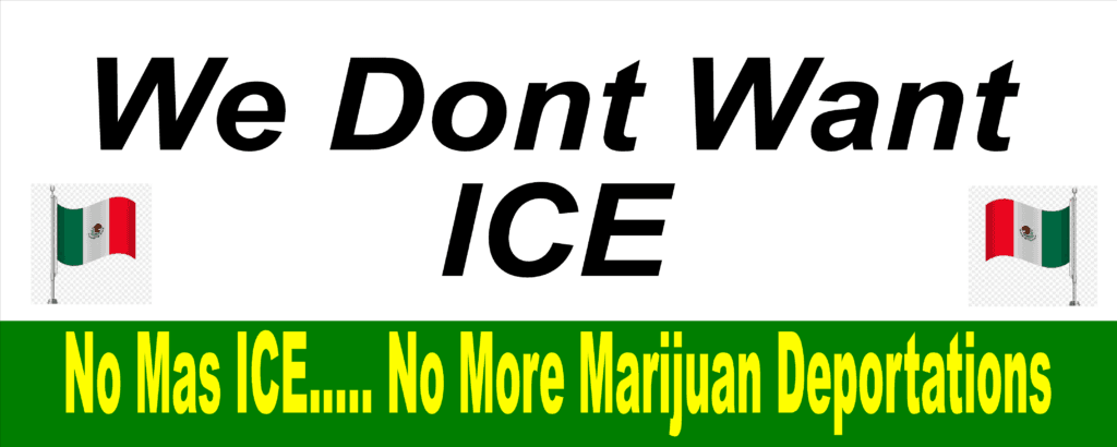 LA immigration ICE Banners